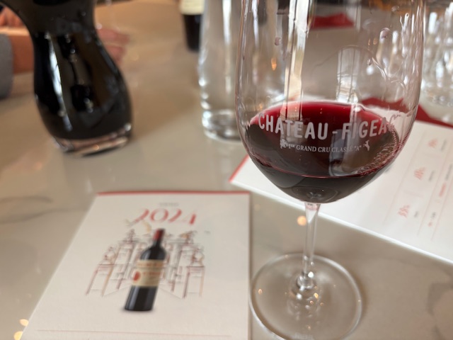 Chateau Figeac En Primeur 2024 tasting 1